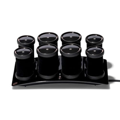T3 Volumizing Hot Rollers LUXE - Premium Hair Curler Set for Long-Lasting Volume, Body & Shine (8 Rollers: 4 XL 1.75" & 4 Large 1.5") Avelisse