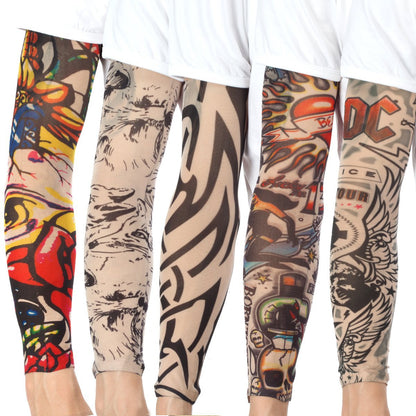 20 Pcs Temporary Tattoo Arm Sleeves - Tiger, Crown, Heart, Skull & Tribal Designs for Adults | Akstore