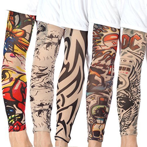 20 Pcs Temporary Tattoo Arm Sleeves - Tiger, Crown, Heart, Skull & Tribal Designs for Adults | Akstore - görsel 6