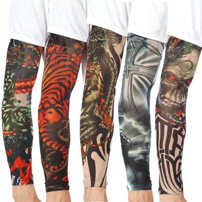 20 Pcs Temporary Tattoo Arm Sleeves - Tiger, Crown, Heart, Skull & Tribal Designs for Adults | Akstore