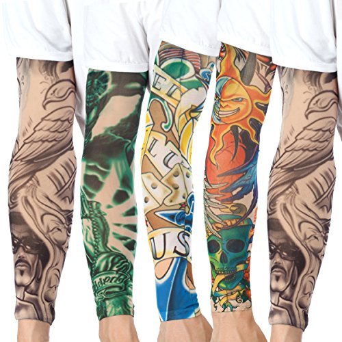 20 Pcs Temporary Tattoo Arm Sleeves - Tiger, Crown, Heart, Skull & Tribal Designs for Adults | Akstore - görsel 8