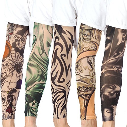 20 Pcs Temporary Tattoo Arm Sleeves - Tiger, Crown, Heart, Skull & Tribal Designs for Adults | Akstore - görsel 10