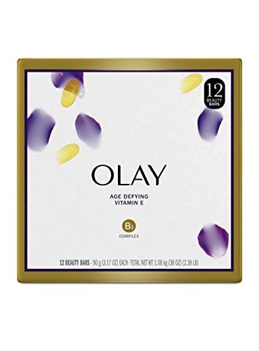 Olay Moisture Outlast Age Defying Beauty Bar, 12 Count, 38 oz – Hydrating Face & Body Soap Avelisse