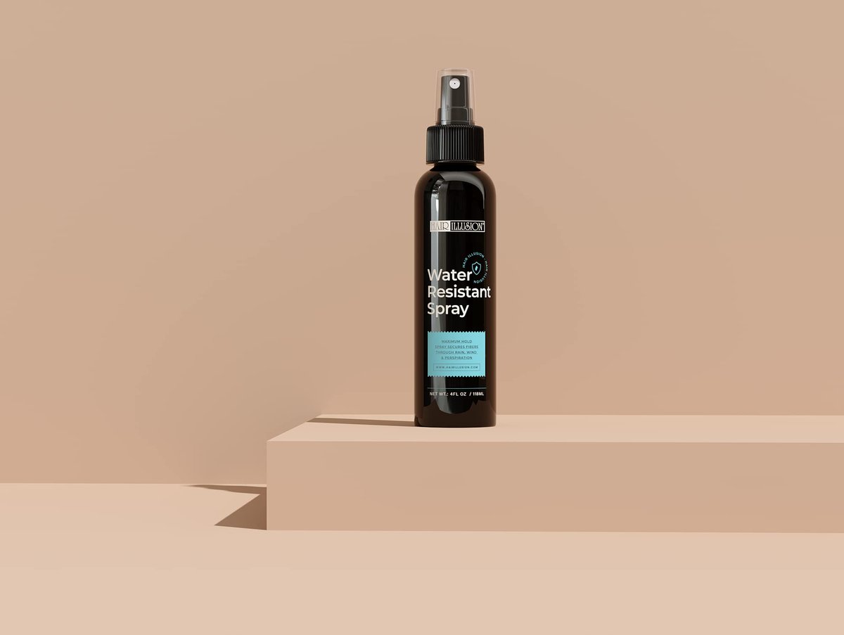 Water Resistant Hair Spray by Hair Illusion – 4 oz – Get Your Hair Wet Without Worry - görsel 3