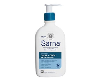 Sarna Calm + Cool Anti-Itch Lotion 7.5 Fl. Oz. (Pack of 2) Avelisse