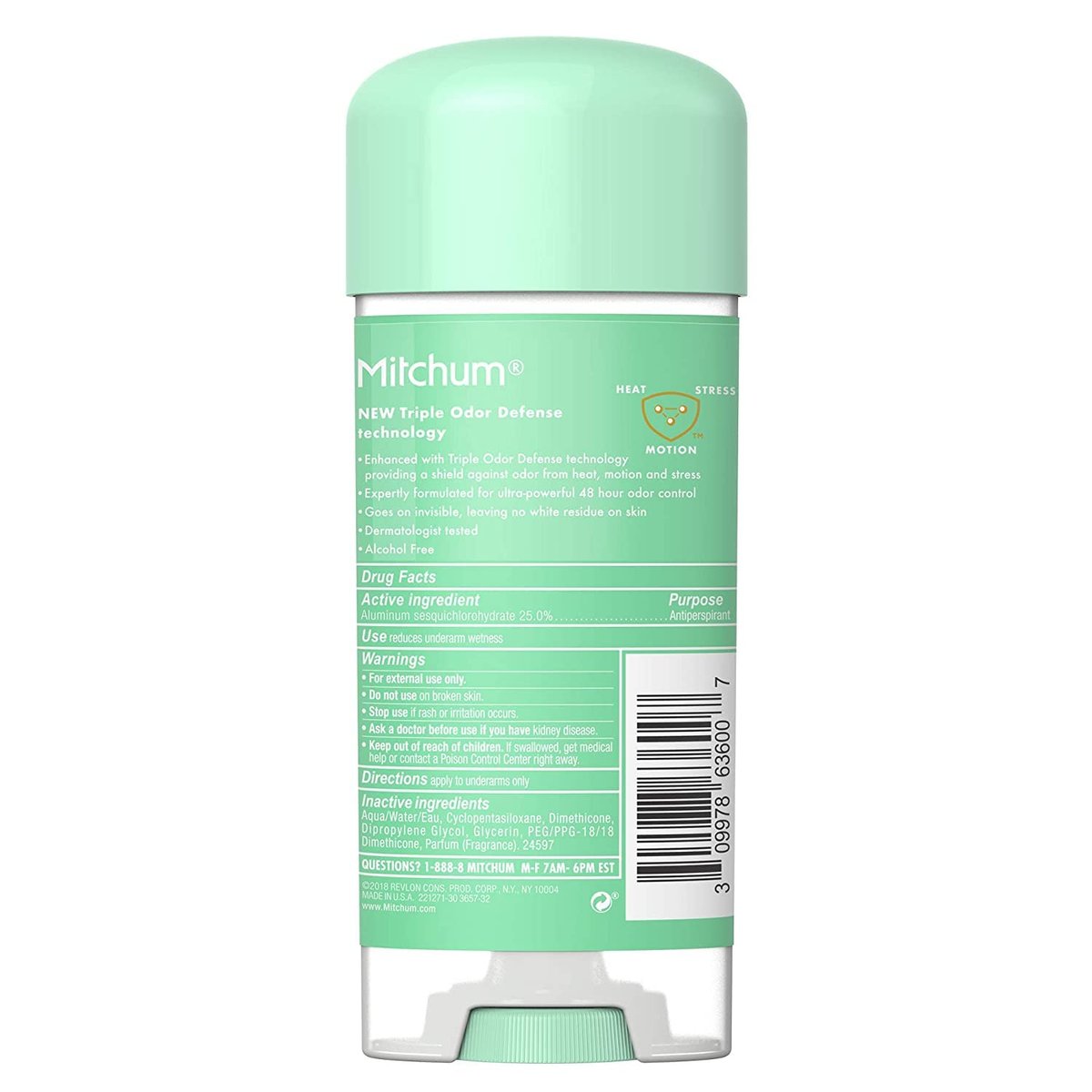 Mitchum For Women Anti-Perspirant Deodorant Clear Gel Powder Fresh, 3.4 oz (Pack of 3) Avelisse