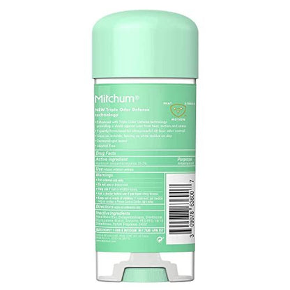 Mitchum For Women Anti-Perspirant Deodorant Clear Gel Powder Fresh, 3.4 oz (Pack of 3) Avelisse