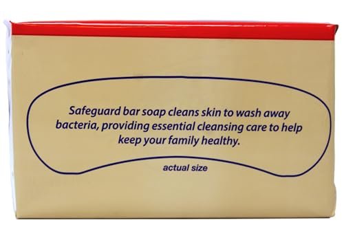 Safeguard Antibacterial Hand Bar Soap, 4 Oz Bars, Pack of 8 (32 Total Bars) Avelisse