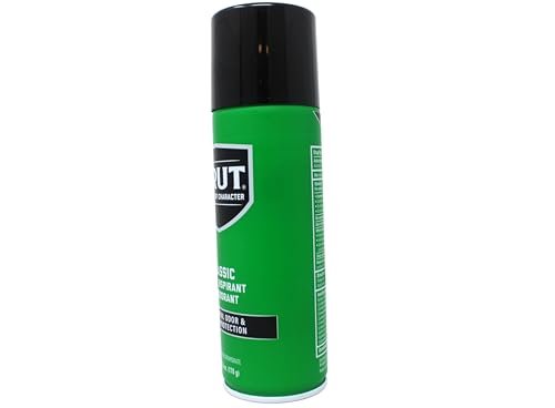 Brut Classic Anti-Perspirant Deodorant Spray, 6 oz (Pack of 4) – Long-Lasting Odor & Wetness Protection for Men Avelisse