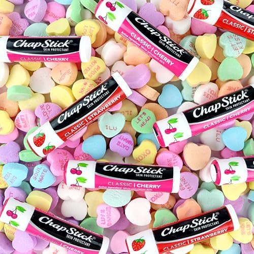 ChapStick Classic Strawberry Lip Balm, 9-Count – Tinted Lip Moisturizer, Juicy & Sweet Flavor Avelisse