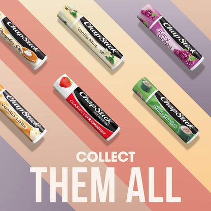 ChapStick Classic Strawberry Lip Balm, 9-Count – Tinted Lip Moisturizer, Juicy & Sweet Flavor Avelisse