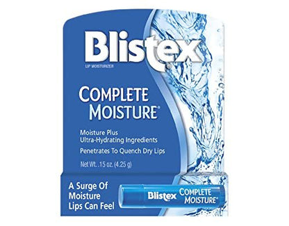 Blistex Complete Moisture Lip Protectant SPF 15 - 0.15 oz (Pack of 6) Avelisse