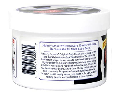 Udderly Smooth Hand & Foot Cream 8 oz (Pack of 2) – Ultra-Moisturizing, Non-Greasy Lotion