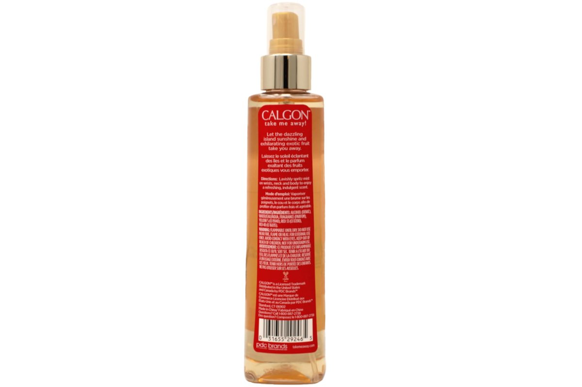 Calgon Hawaiian Ginger Fragrance Body Mist - 8 oz (Pack of 3) | Exotic Tropical Scent Avelisse
