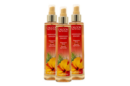 Calgon Hawaiian Ginger Fragrance Body Mist - 8 oz (Pack of 3) | Exotic Tropical Scent Avelisse