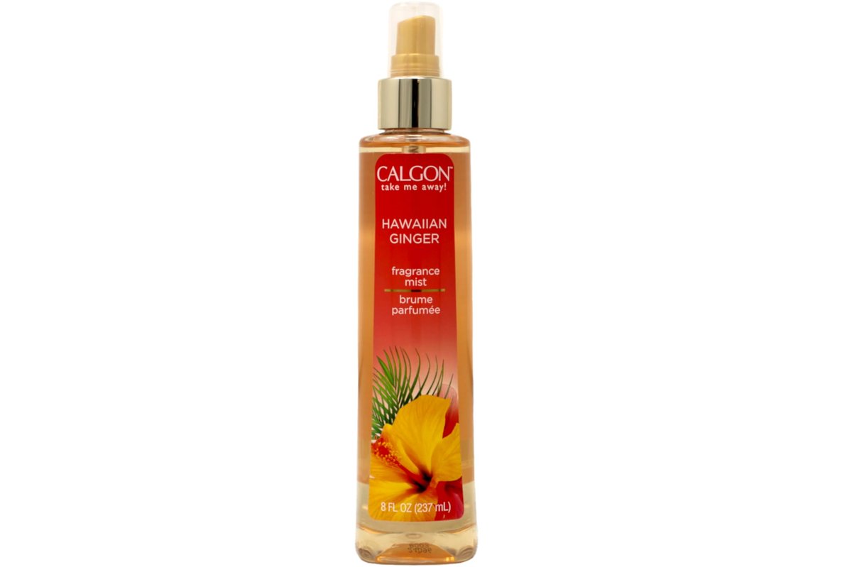 Calgon Hawaiian Ginger Fragrance Body Mist - 8 oz (Pack of 3) | Exotic Tropical Scent Avelisse