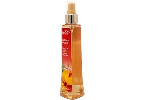 Calgon Hawaiian Ginger Fragrance Body Mist - 8 oz (Pack of 3) | Exotic Tropical Scent Avelisse