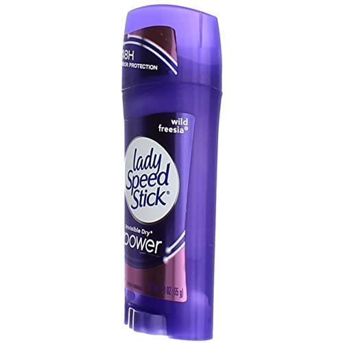 Lady Speed Stick Antiperspirant Deodorant, Invisible Dry, Wild Freesia, 2.3 oz (Pack of 4) - görsel 12