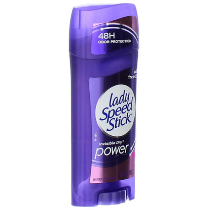 Lady Speed Stick Antiperspirant Deodorant, Invisible Dry, Wild Freesia, 2.3 oz (Pack of 4)