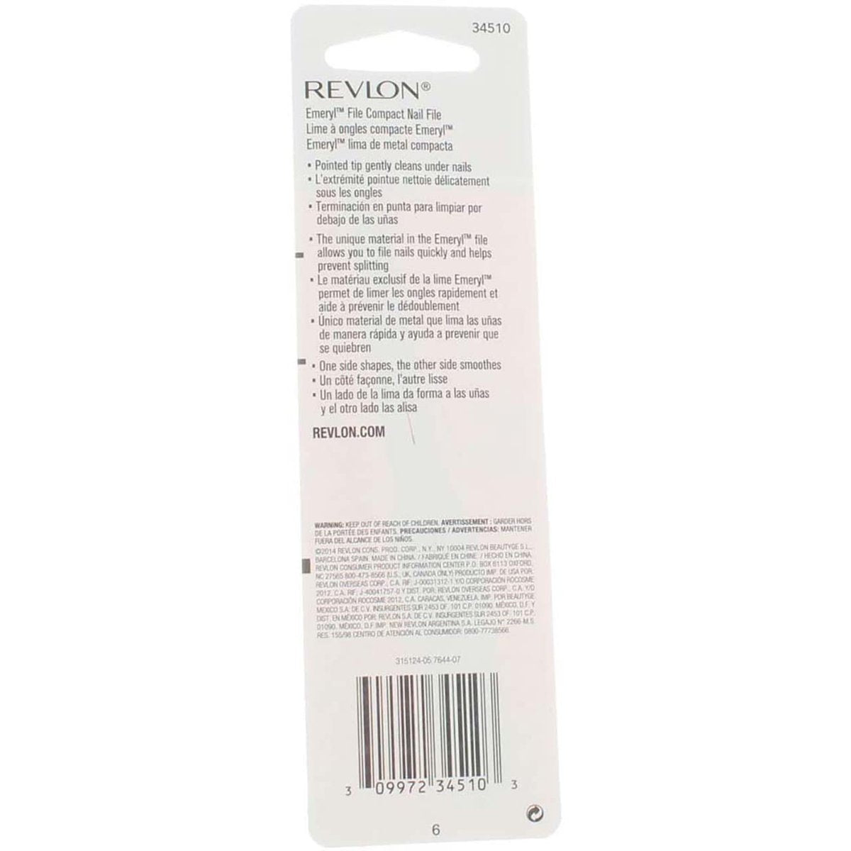 Revlon Emeryl File 4-Pack: Professional Nail Files for Smooth, Shaped Nails - görsel 6