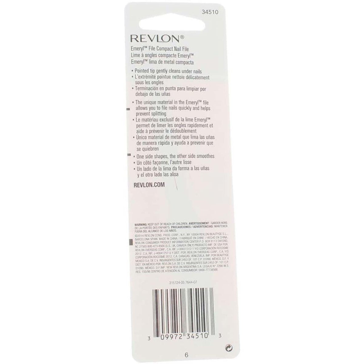 Revlon Emeryl File 4-Pack: Professional Nail Files for Smooth, Shaped Nails - görsel 10