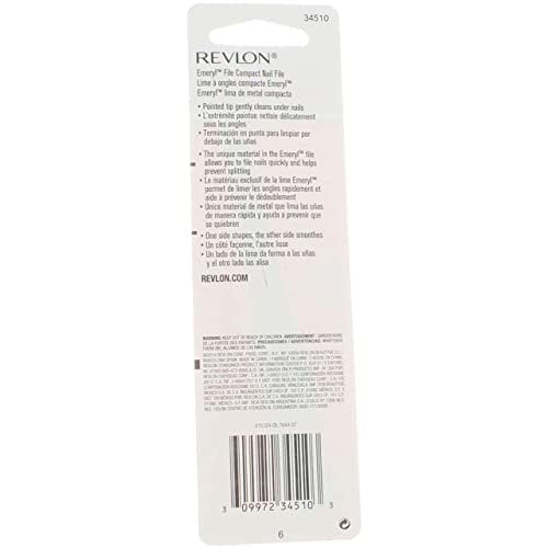Revlon Emeryl File 4-Pack: Professional Nail Files for Smooth, Shaped Nails - görsel 9
