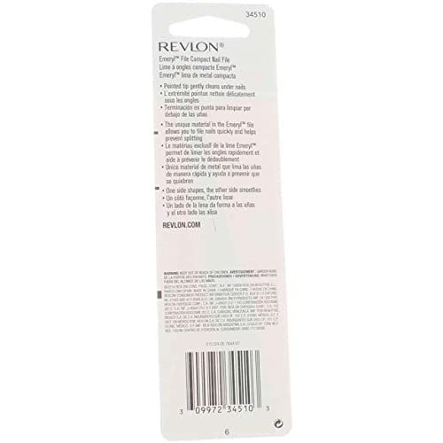 Revlon Emeryl File 4-Pack: Professional Nail Files for Smooth, Shaped Nails - görsel 5