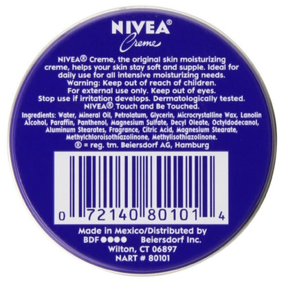 NIVEA Skin Creme 1 oz (Pack of 7) – Classic Moisturizer for Dry Skin