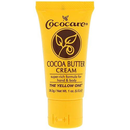 Cococare Cocoa Butter Cream 1 oz (Pack of 2) - Intense Moisturizing Body Butter for Dry Skin
