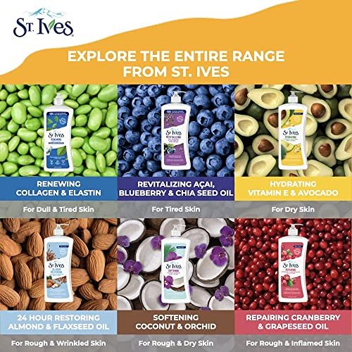 St. Ives Softening Body Lotion Coconut & Orchid Extract, 21 oz (Pack of 7) - görsel 7