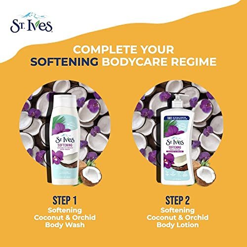 St. Ives Softening Body Lotion Coconut & Orchid Extract, 21 oz (Pack of 7) - görsel 11