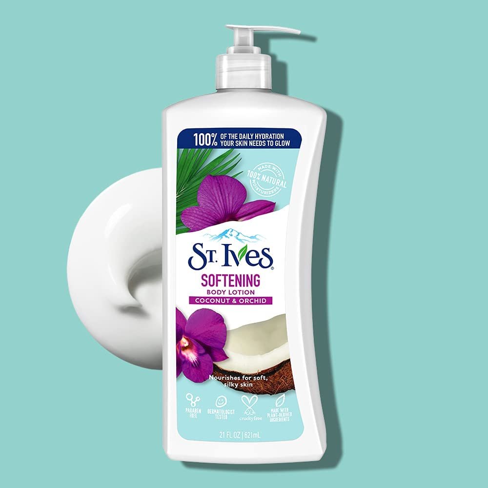 St. Ives Softening Body Lotion Coconut & Orchid Extract, 21 oz (Pack of 7) - görsel 10