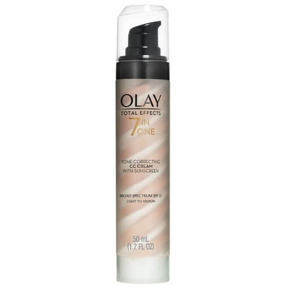Olay Total Effects 7-in-1 Tone Correcting Facial Moisturizer – Light to Medium – 1.7 oz Avelisse