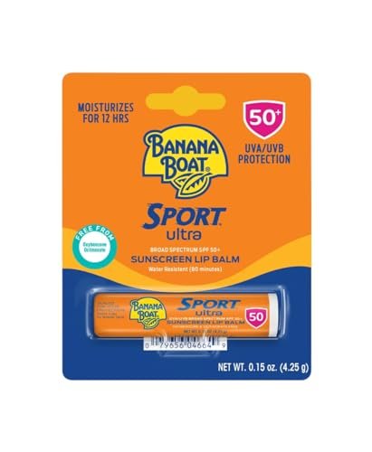 Banana Boat Sport Performance Sunscreen Lip Balm SPF 50, 0.15 oz (Pack of 8) - görsel 2