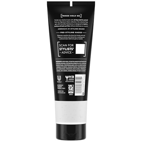 TRESemmé Mega Control Hair Gel 4-Pack, 9 oz Each, 24H Frizz Control & Keratin Repair Avelisse