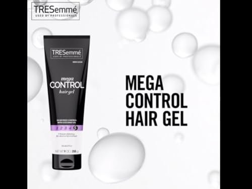 TRESemmé Mega Control Hair Gel 4-Pack, 9 oz Each, 24H Frizz Control & Keratin Repair Avelisse