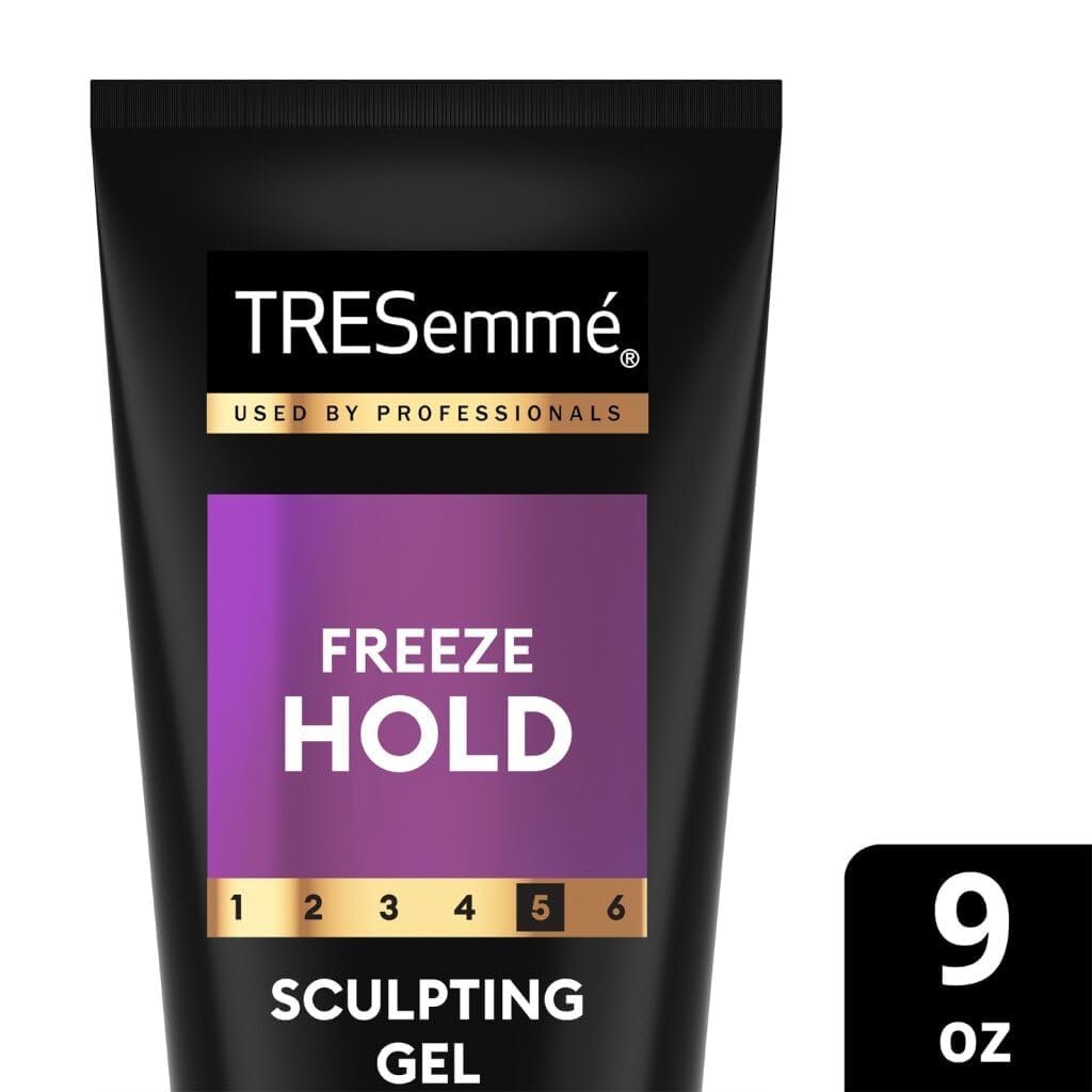 TRESemmé Mega Control Hair Gel 4-Pack, 9 oz Each, 24H Frizz Control & Keratin Repair Avelisse