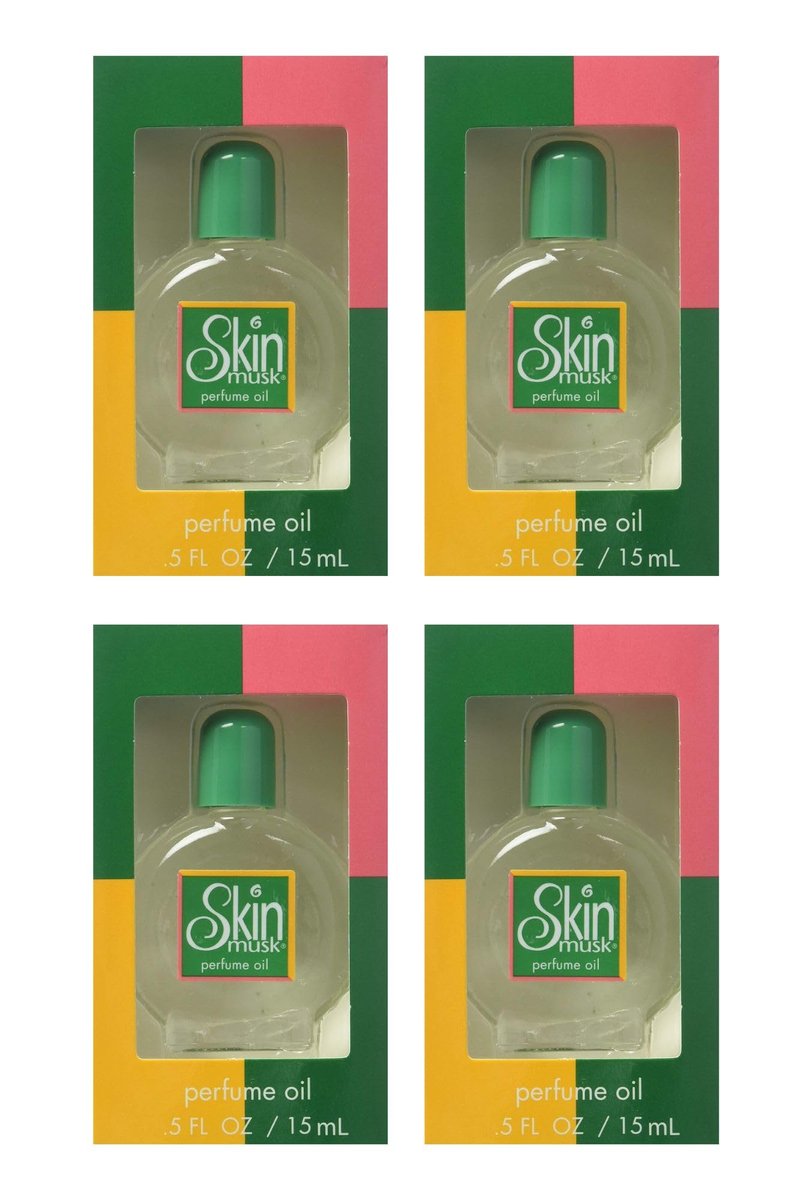 Skin Musk Perfume Oil - 0.5 oz (Pack of 4) - Parfums De Coeur Avelisse