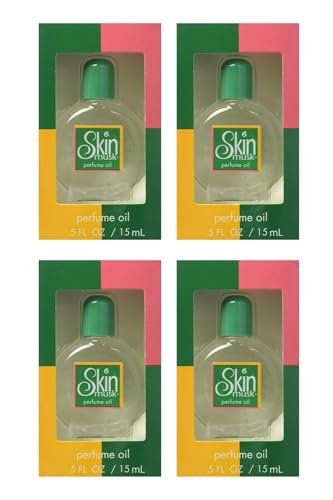 Skin Musk Perfume Oil - 0.5 oz (Pack of 4) - Parfums De Coeur Avelisse