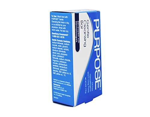 Purpose Gentle Cleansing Bar - Hypoallergenic, Sulfate-Free, Oil-Free Soap for Sensitive & Dry Skin - 6 oz (Pack of 6) Avelisse