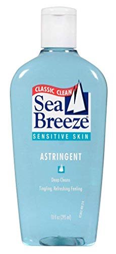 Sea Breeze Sensitive Skin Astringent 10 oz (Pack of 6) - Gentle Toner for Delicate Skin Avelisse