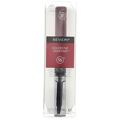 Revlon ColorStay Overtime Liquid Lip Color - Stay Currant (Pack of 4)