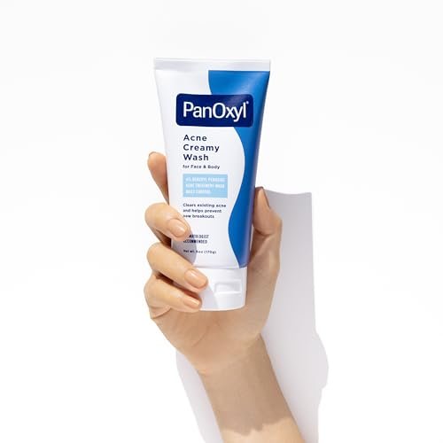PanOxyl 4% Benzoyl Peroxide Acne Creamy Wash, 6 oz (Pack of 8) - Effective Acne Treatment Face & Body Wash - görsel 12