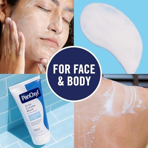PanOxyl 4% Benzoyl Peroxide Acne Creamy Wash, 6 oz (Pack of 8) - Effective Acne Treatment Face & Body Wash - görsel 8