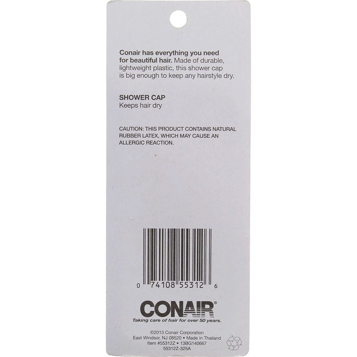 Conair Large Shower Cap - Assorted Colors, 4.2 Oz - görsel 4