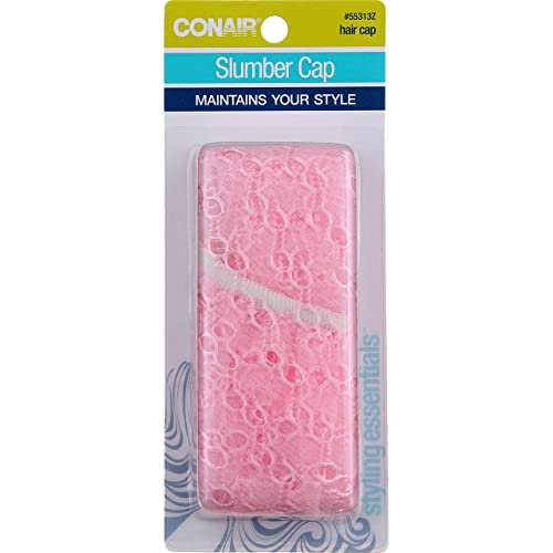 Conair Styling Essentials Slumber Cap - 3-Pack, Soft Fabric Shower Caps for Hair Protection - görsel 2