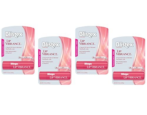 Blistex Lip Vibrance Lip Protectant (Pack of 4) – SPF 15 Moisturizing Lip Balm Avelisse
