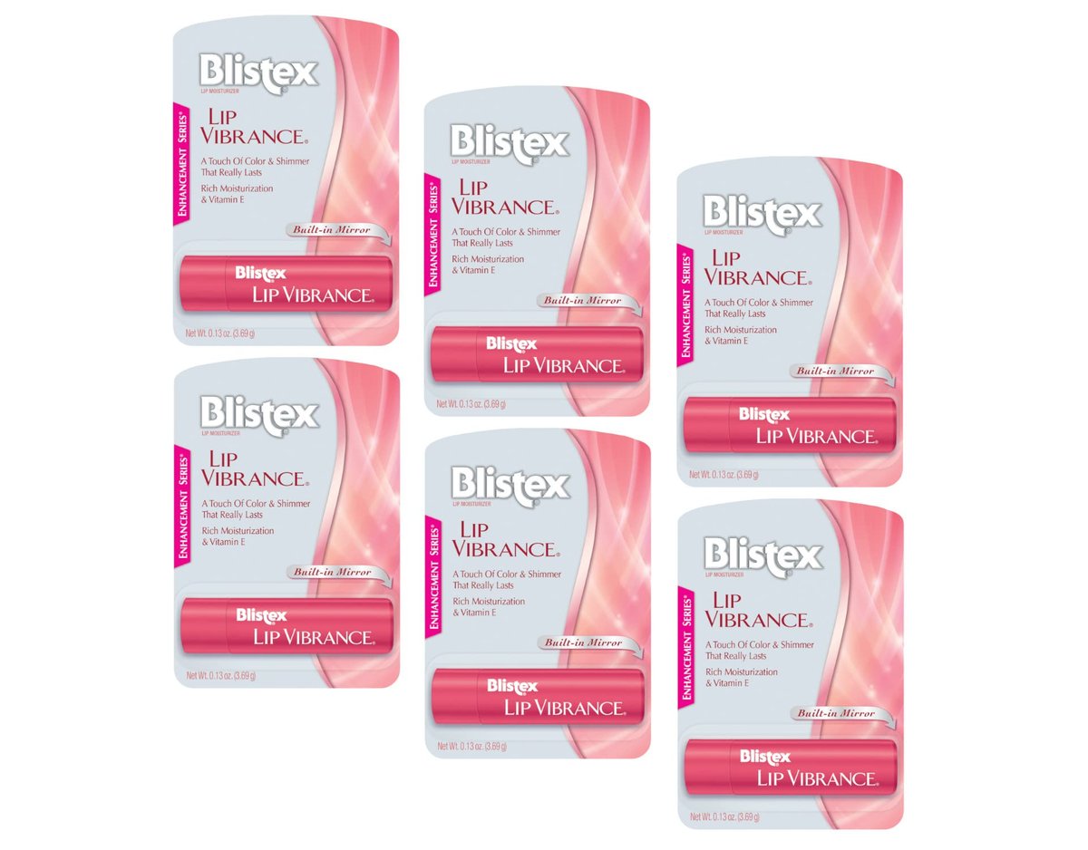 Blistex Lip Vibrance - 0.13 oz Each (Pack of 6) Avelisse