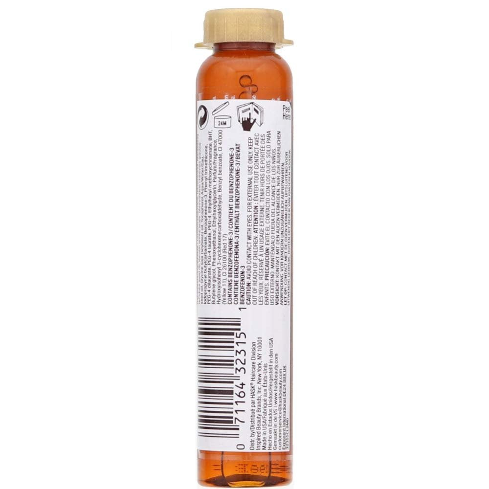 Hask Macadamia Revitalizing Shine Oil - 0.63 oz (Pack of 4) - Lightweight Hair Treatment for Shine and Softness - görsel 3