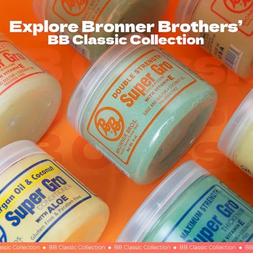 Bronner Bros BB Pine Tar Super Gro Conditioning Temple & Scalp Treatment - Soothes Dry, Itchy Scalp, Moisturizer & Deep Conditioner with Pine Tar, Salicylic Acid & Lanolin - 6 oz - görsel 11